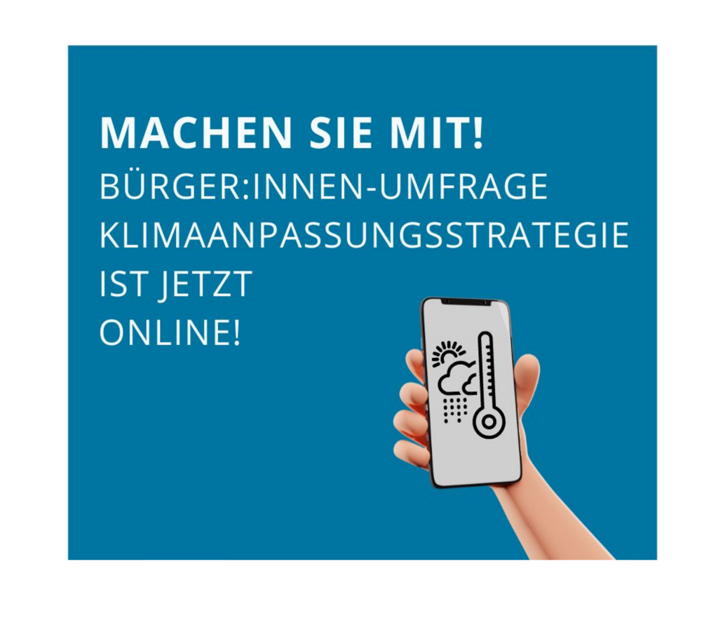 Jetzt mitmachen! Online-Befragung Klimaanpassungsstrategie