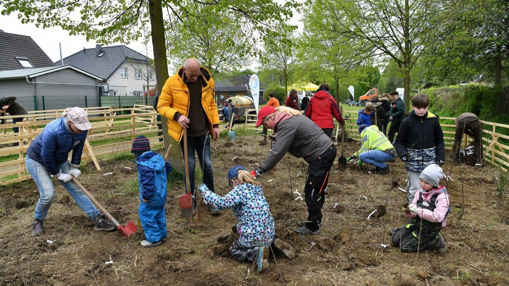 PFLANZAKTION: KINDER UND JUGENDLICHE PFLANZEN MINIWÄLDER